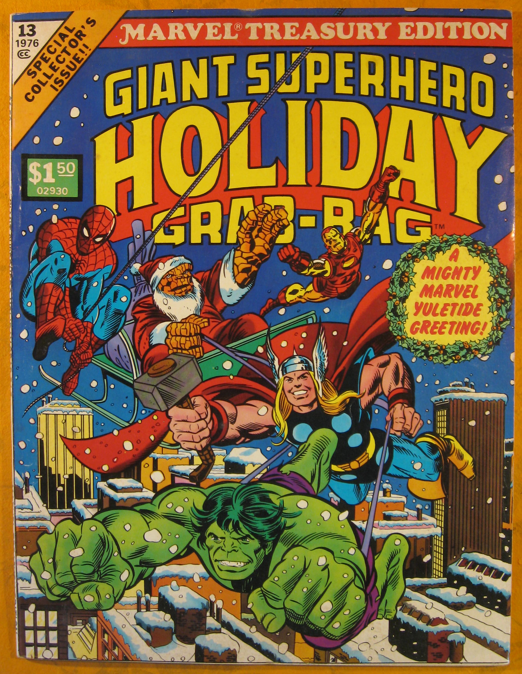Image for Marvel Treasury Edition:  Giant Superhero Holiday Grab-Bag
