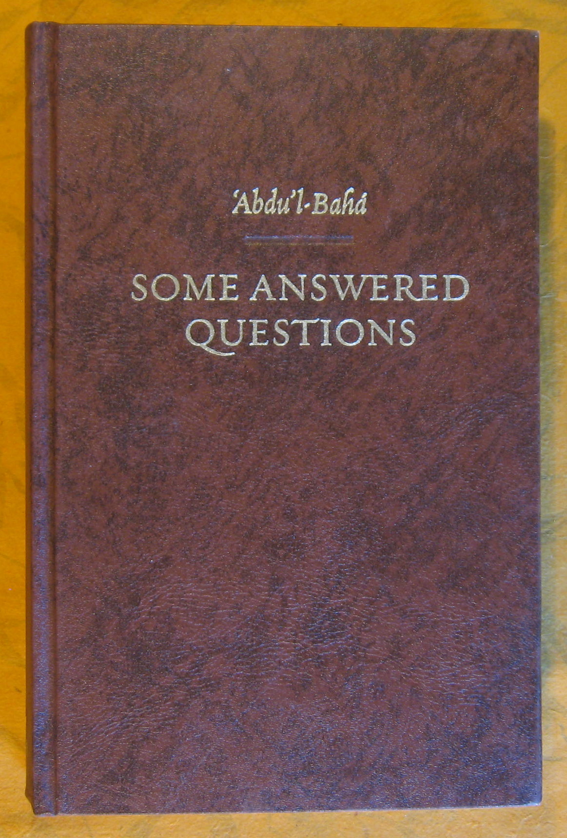 Image for Some Answered Questions