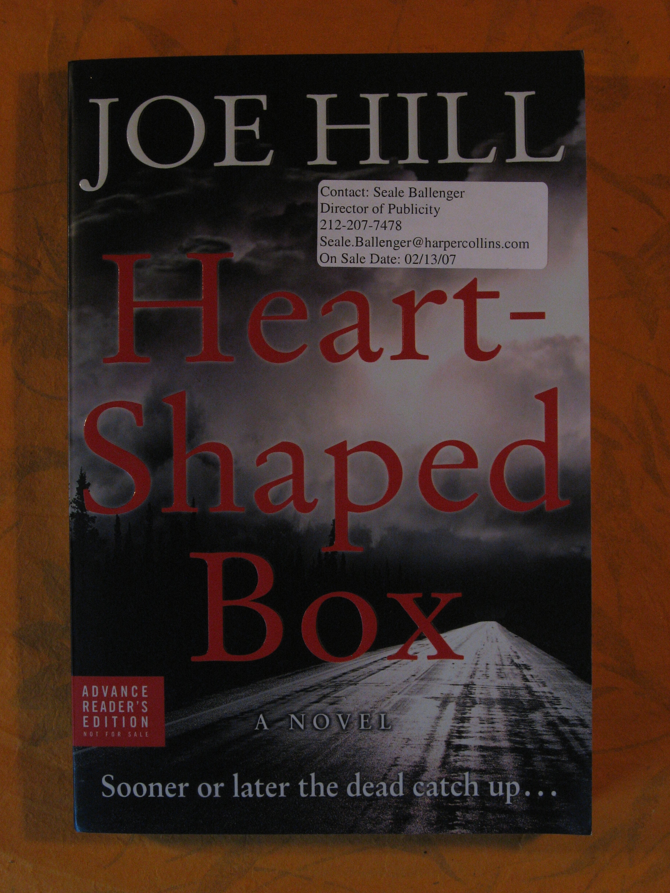 Image for Heart - Shaped Box [Advance Reader's Edition]
