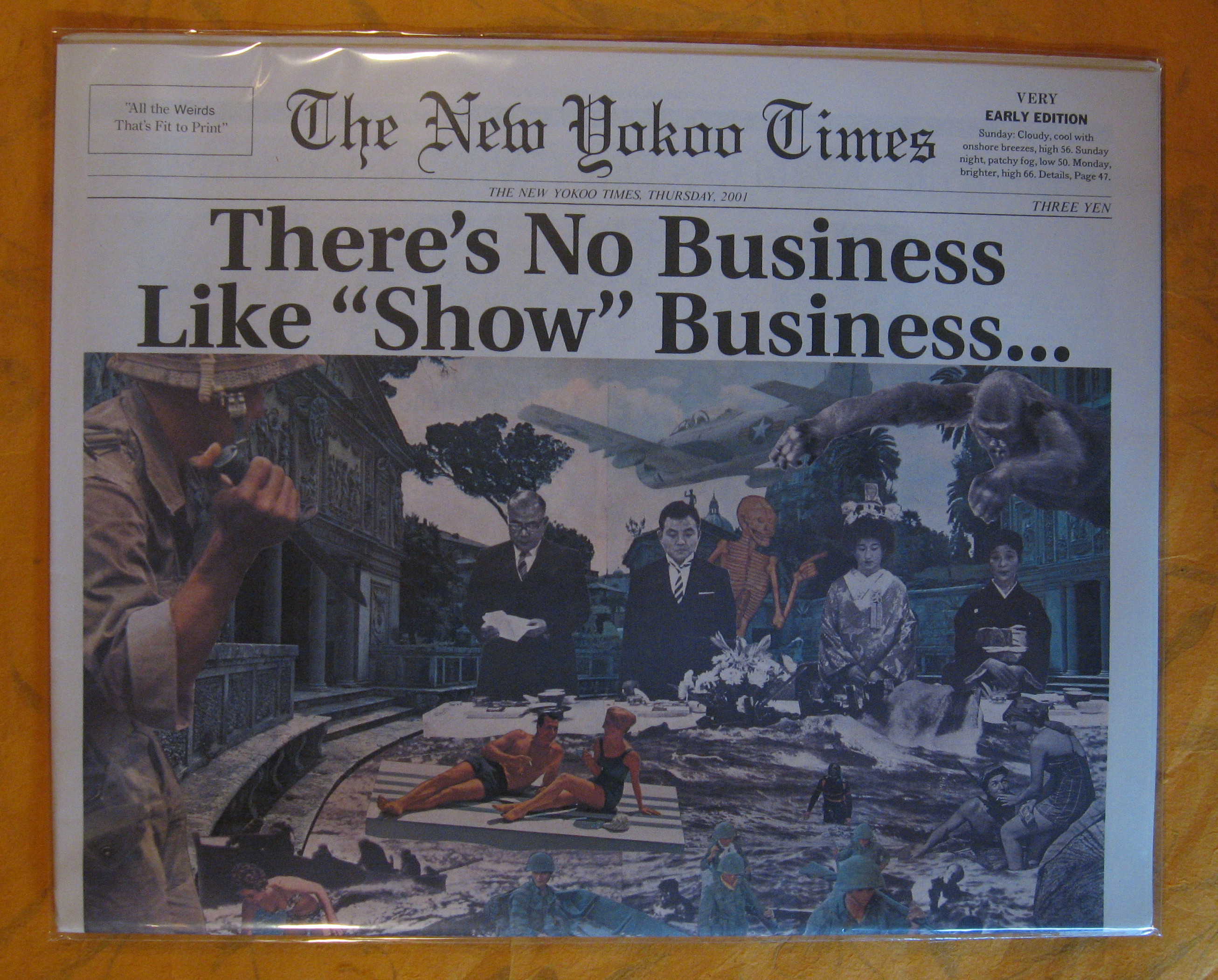 Image for The New Yokoo Times:  There's No Business Like "Show" Business...