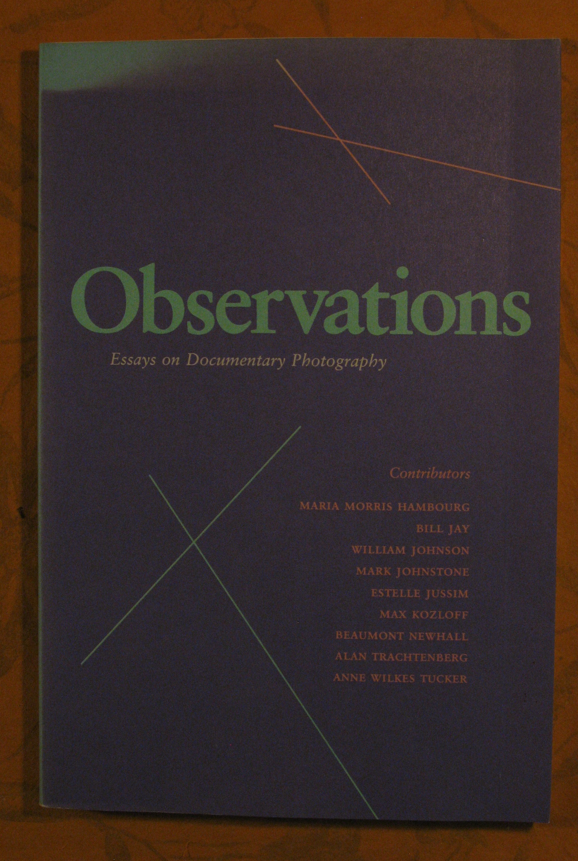 Image for Observations: Essays on Documentary Photography (Untitled 35)