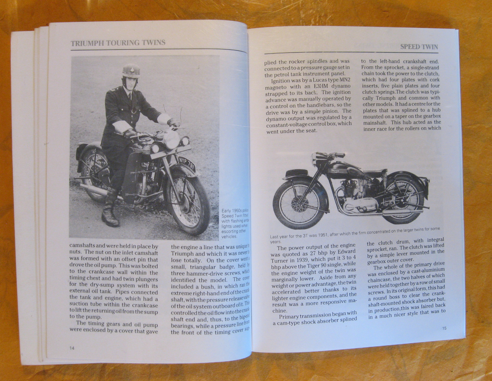 Triumph Touring Twins, 3T-5T-6T-3TA-5TA, 1938-1966 (Motorcycle 