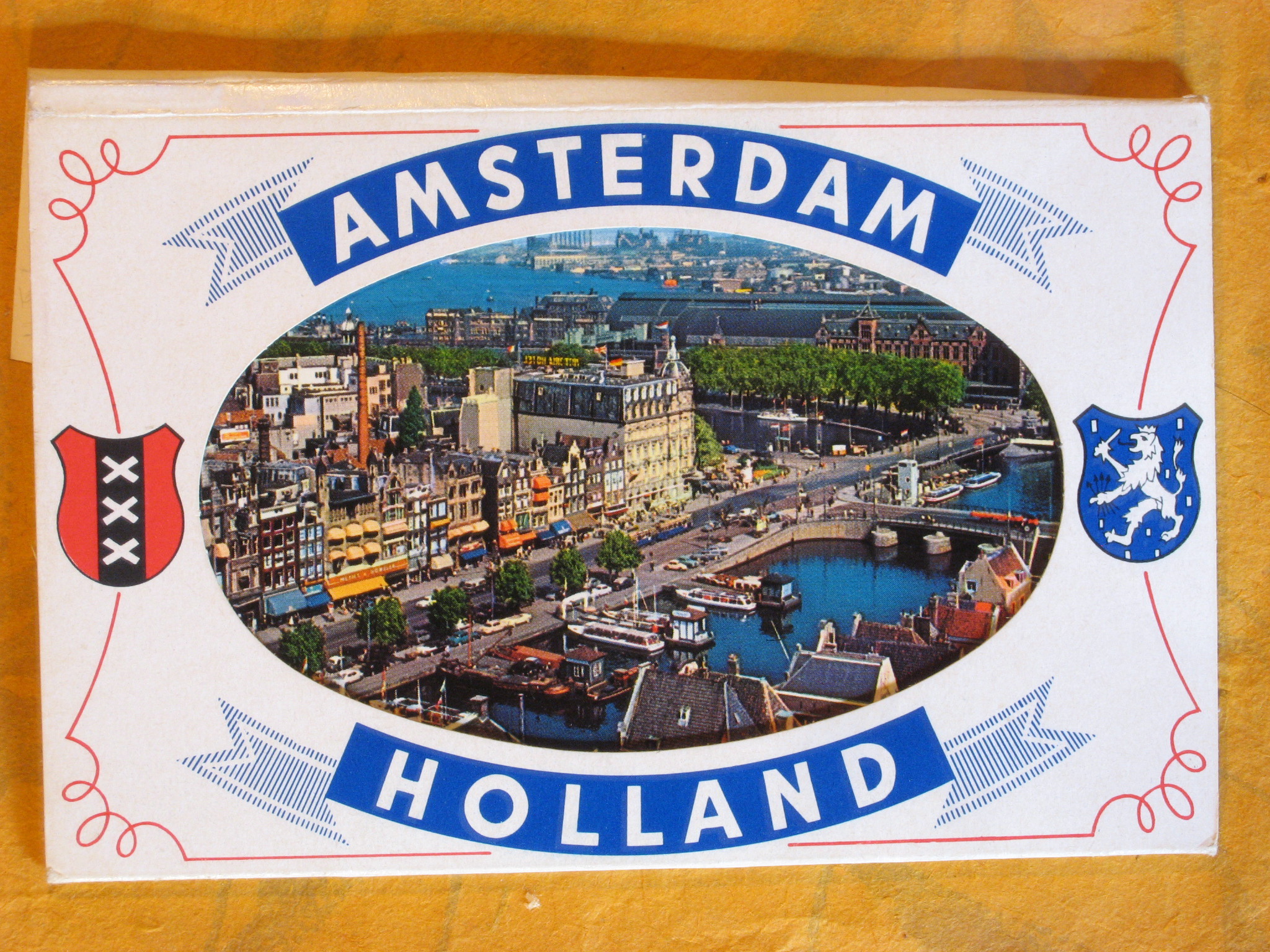 Image for Amsterdam Holland - Accordion Postcard Book