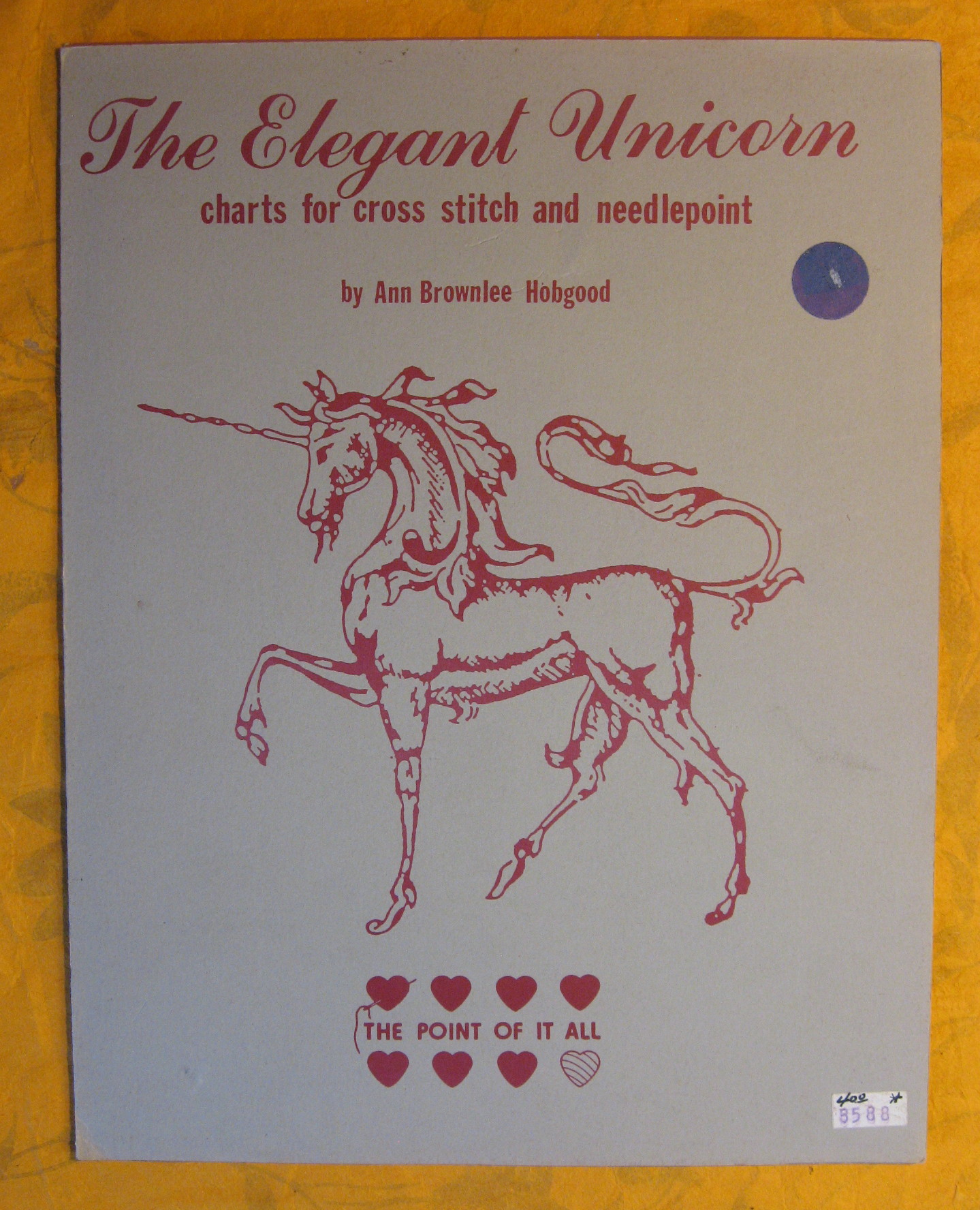 Image for Two Unicorn Cross Stitch / Needlepoint Patterns