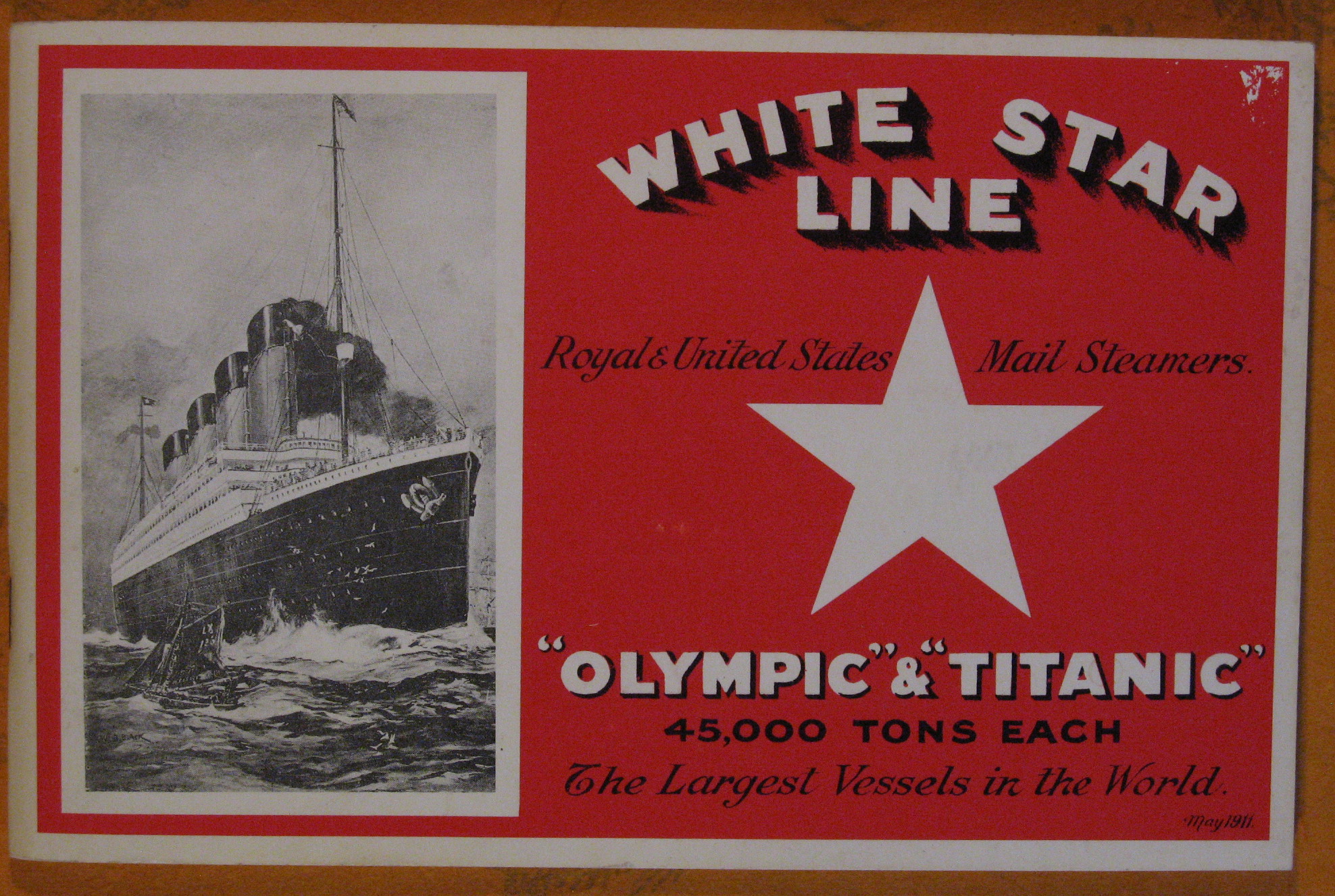 Image for White Star Line; Royal Mail Triple-Screw Steamers "Olympic" and "Titanic"