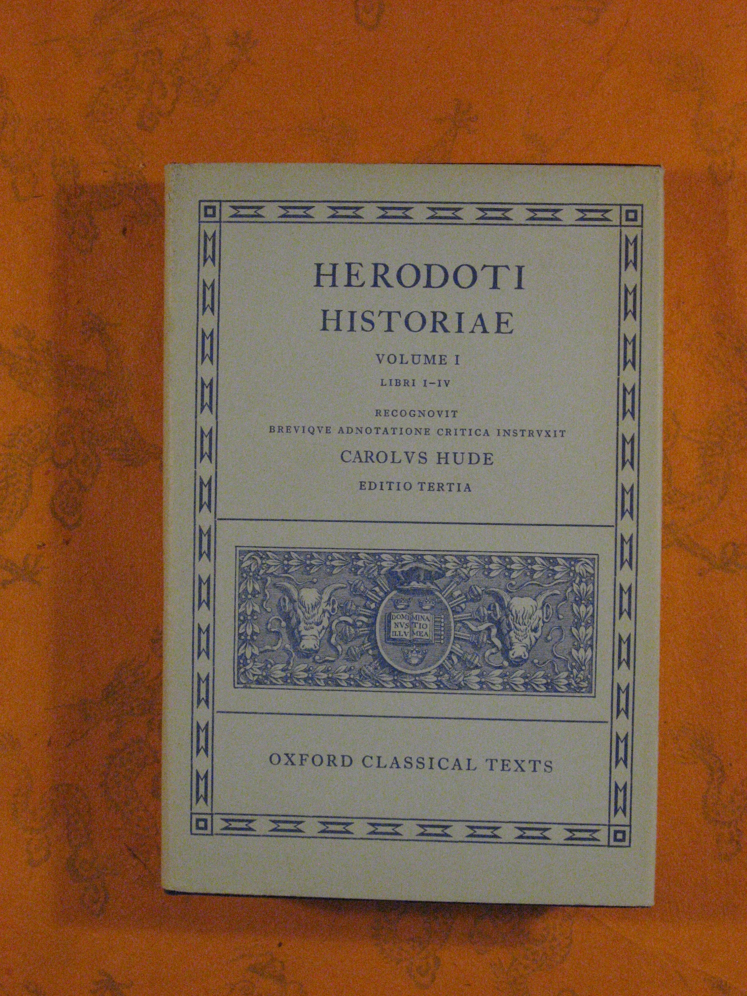 Image for Herodoti Historiae; Vols. I & II [Oxford Classical Texts]
