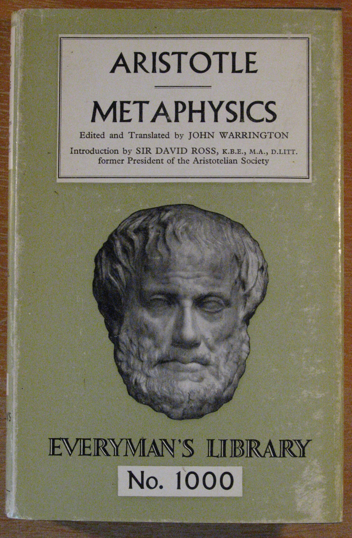 Image for Aristotle's Metaphysics