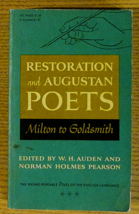 Image for Restoration and Augustan Poets: Milton to Goldsmith