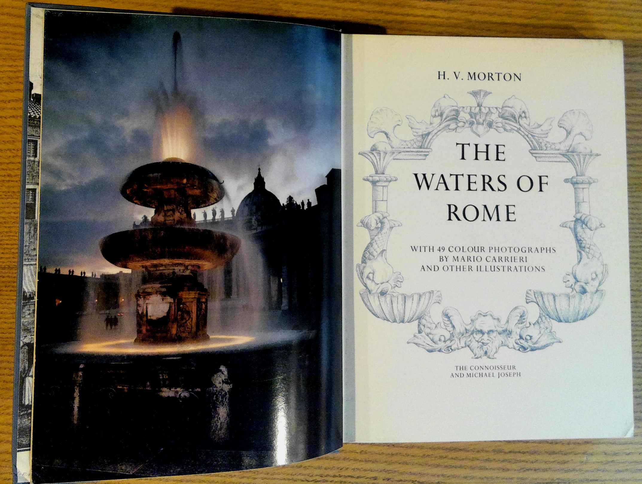Image for The Waters of Rome with 49 Colour Photographs By Mario Carrieri and Other Illustrations