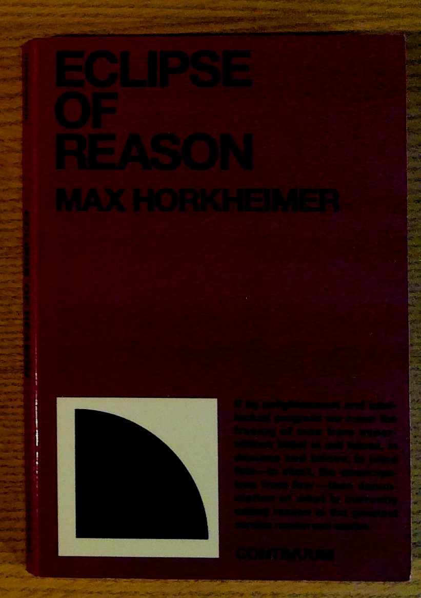 Image for Eclipse of Reason