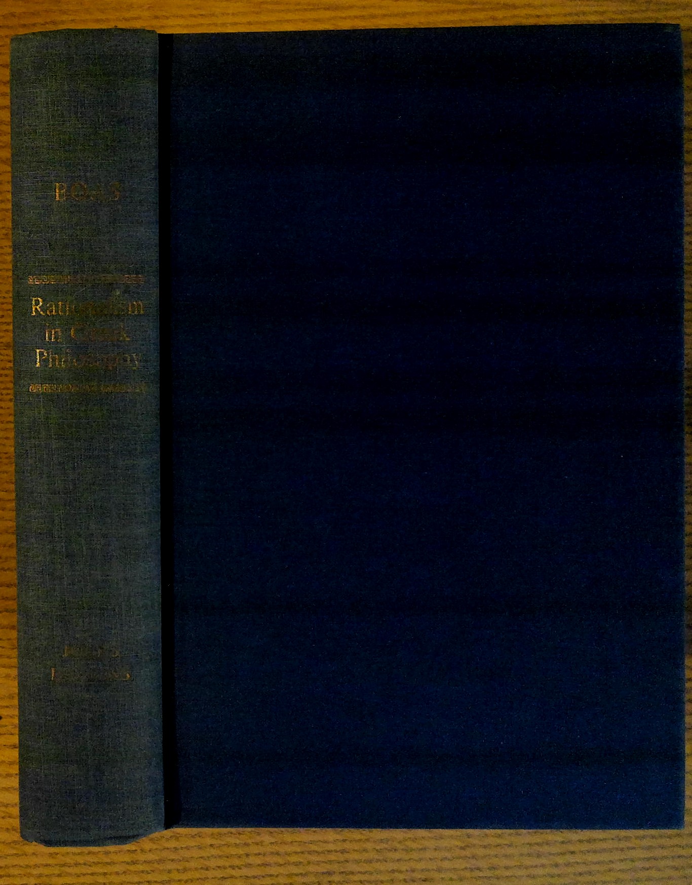 Image for Rationalism in Greek Philosophy