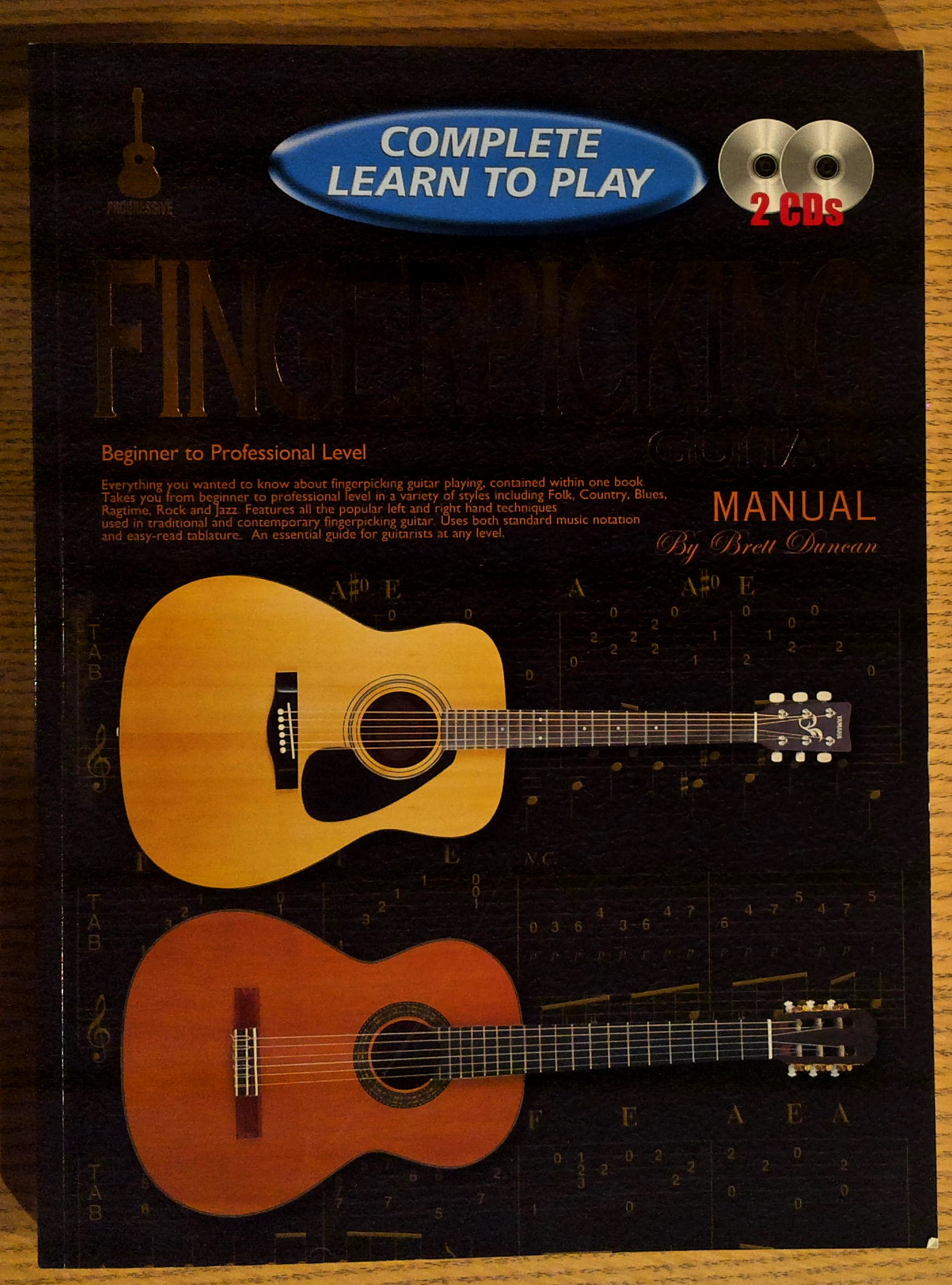 Fingerpicking Guitar Manual: Complete Learn to Play