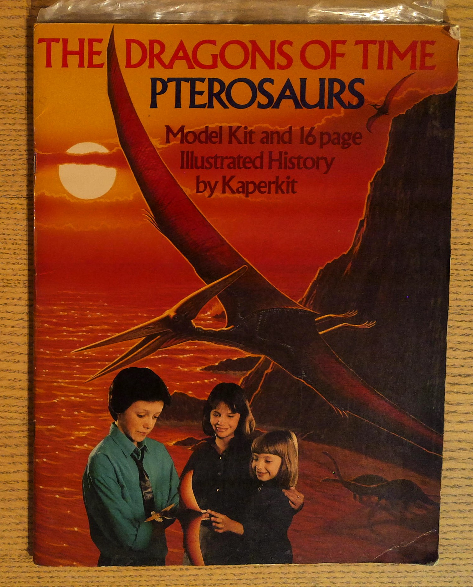 The Dragons of Time PTEROSAURS: MOdel Kit and 16 page illustrated History