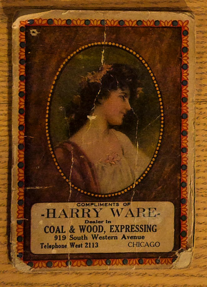 Miniature Cookbook Compliments of Harry Ware Coal and Wood Expressing
