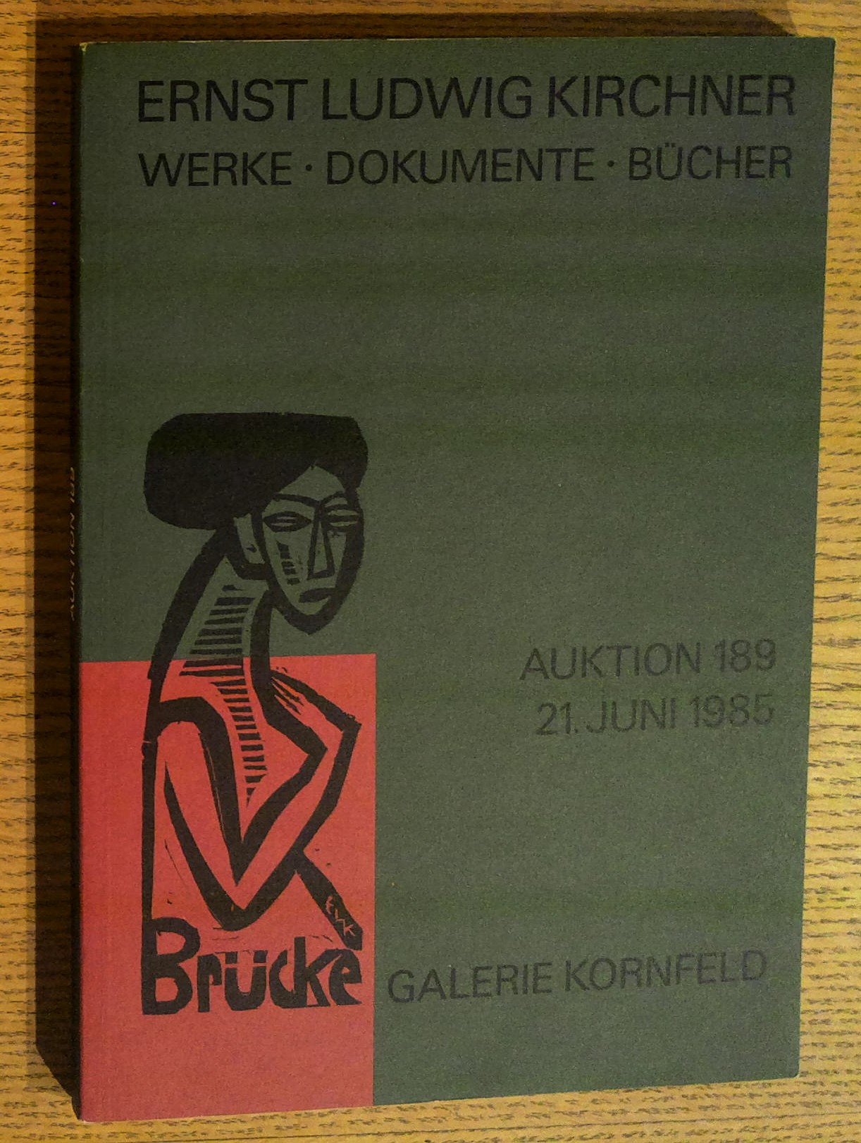 E. L. Kirchner: Auction Catalog for Ernst Ludwig Kirchner: Work, Documents, Books: Galerie Kornfeld,