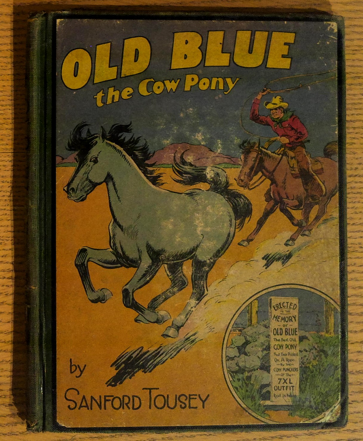 Old Blue the Cow Pony