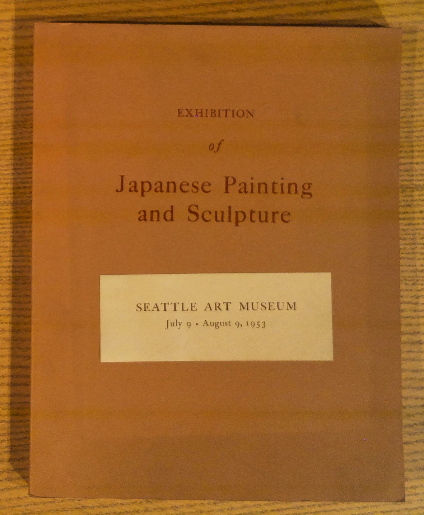 Exhibition of Japanese Painting and Sculpture Sponsored By The Government of Japan