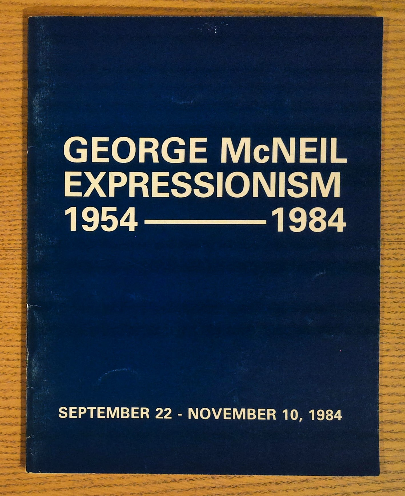 George McNeil Expressionism 1954--1984
