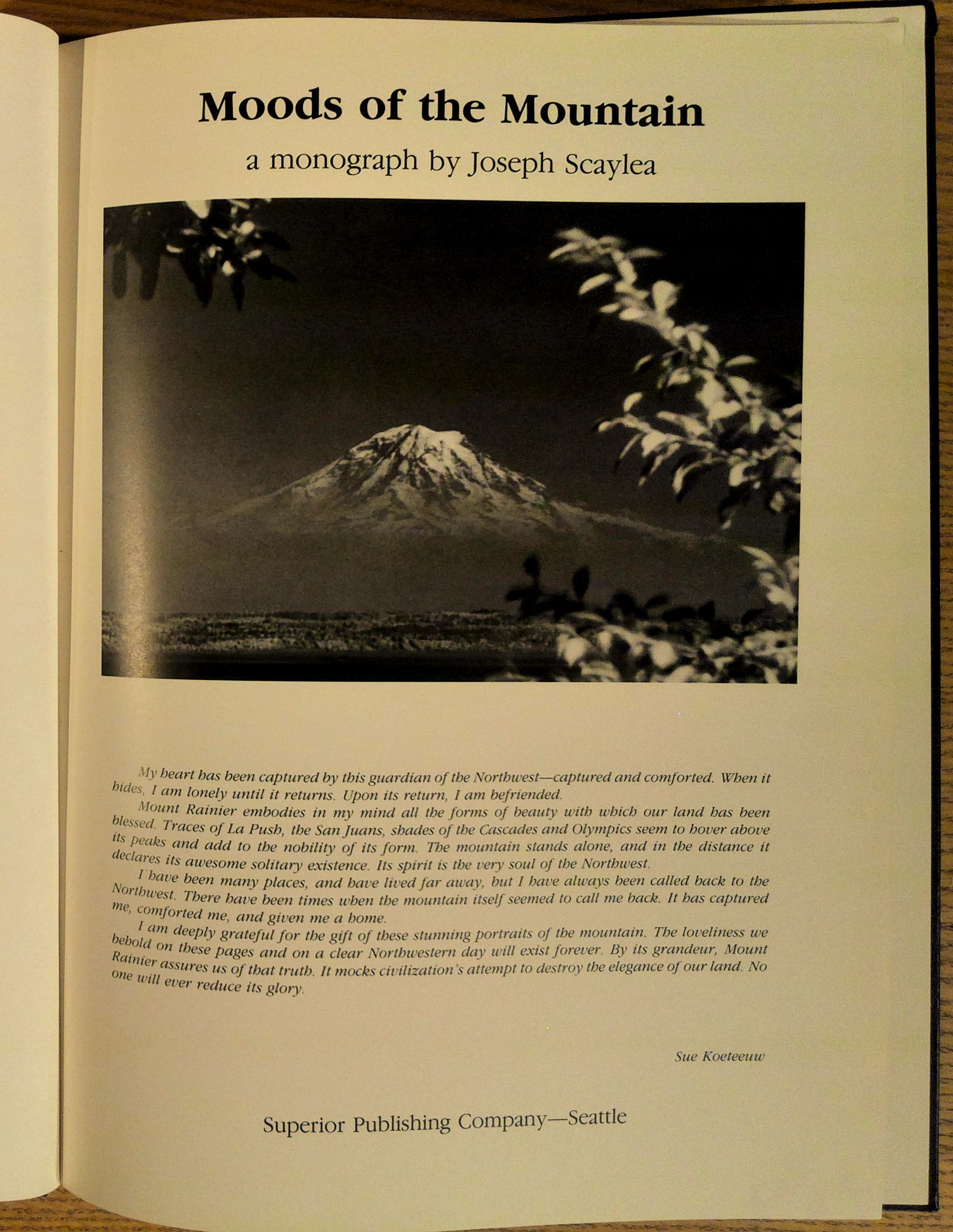 Image for Moods of the Mountain: A Monograph By Joseph Saylea Moods of the Mountain: A Monograph By Joseph Saylea