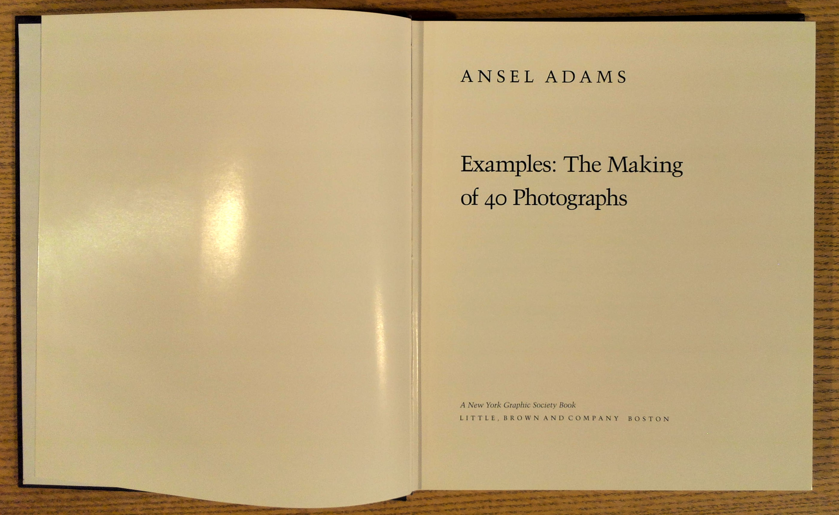 Image for Examples: The Making of 40 Photographs Examples: The Making of 40 Photographs