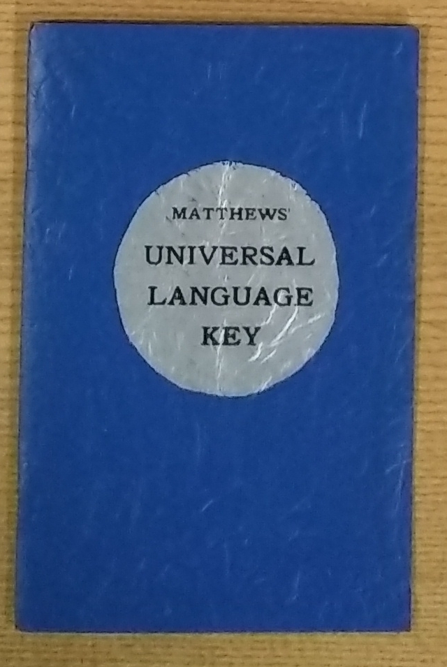 Image for Matthews Universal Language Key Matthews Universal Language Key