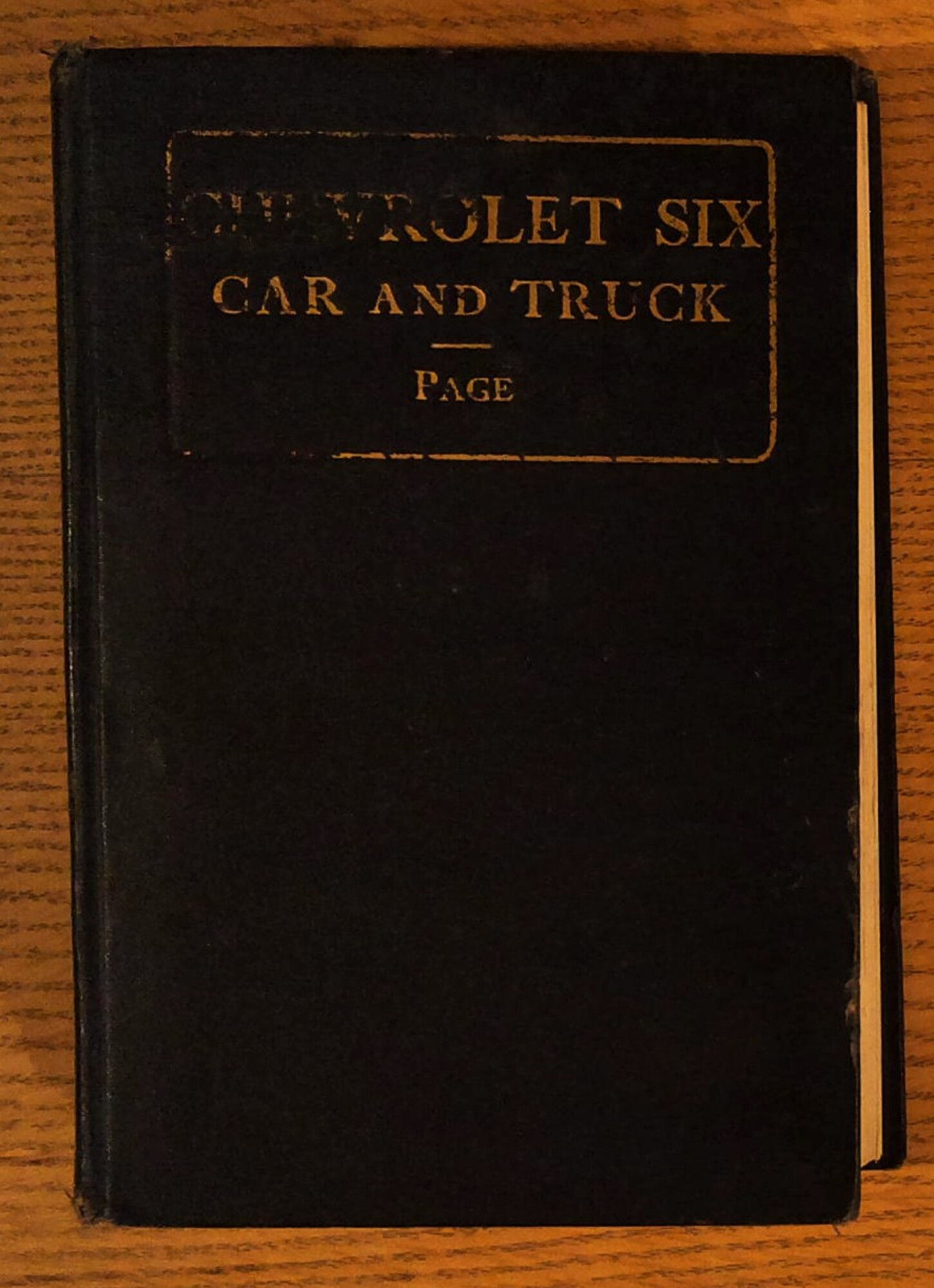Image for Chevrolet Six Car and Truck Chevrolet Six Car and Truck