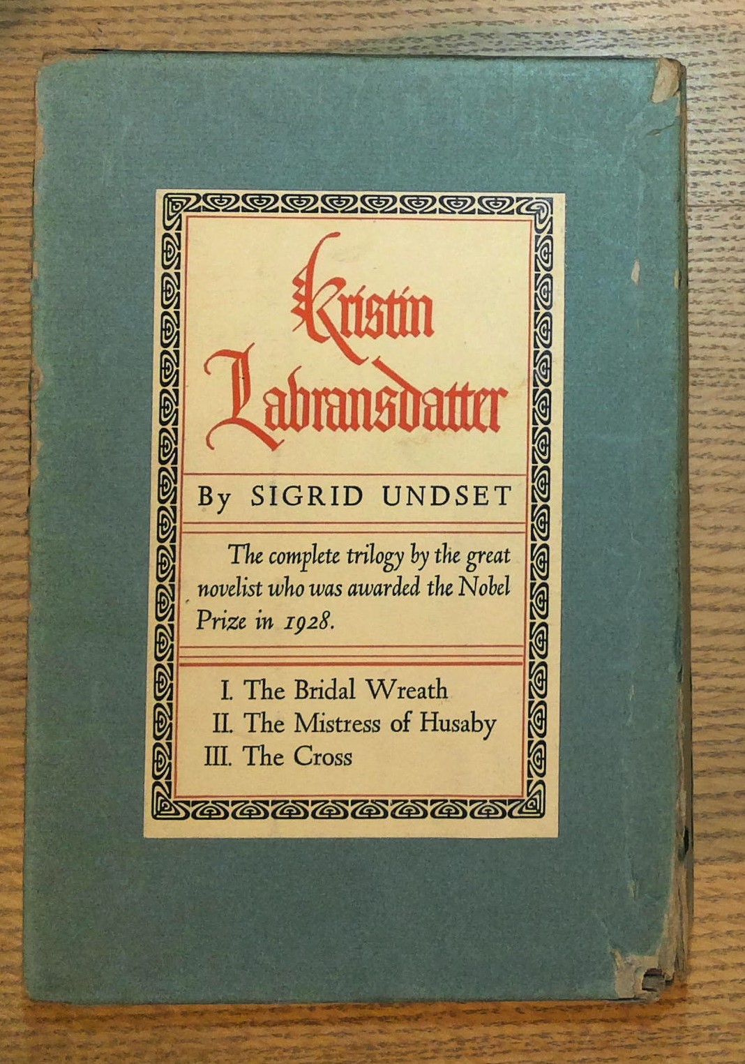 Kristin Labransdatter (3 Volume Set)