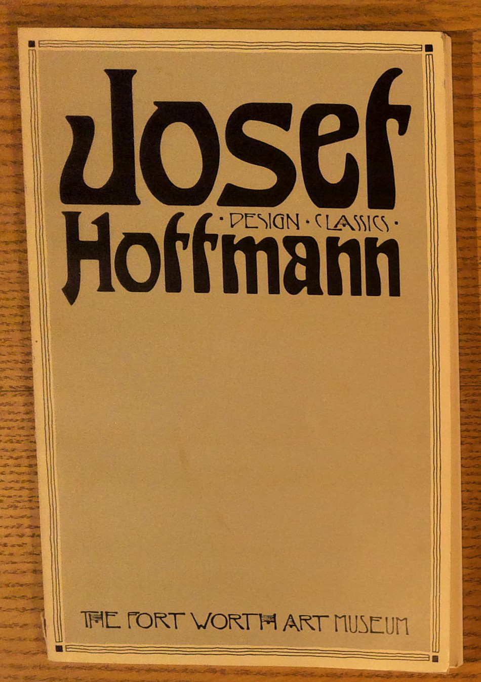Josef Hoffman: Design Classics