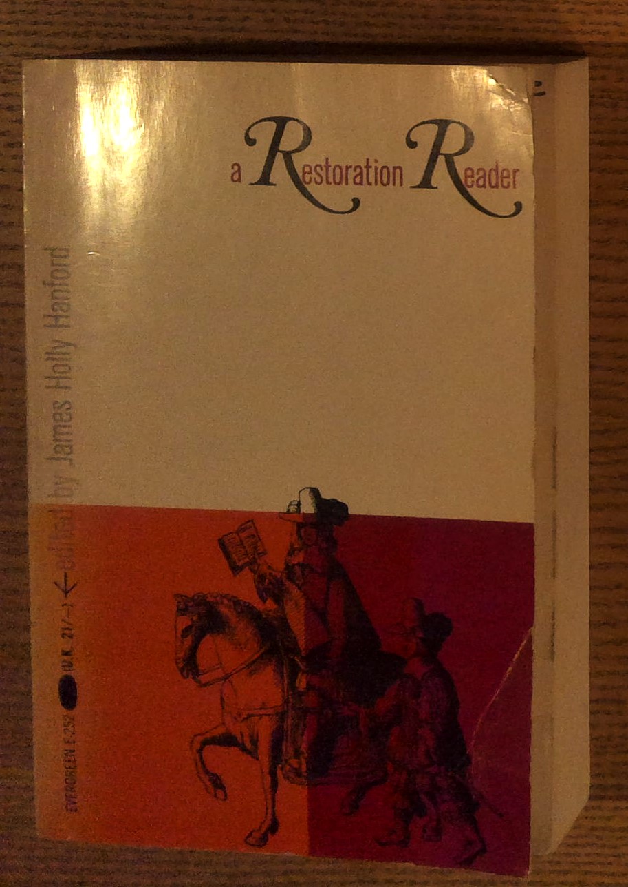 Image for A Restoration Reader A Restoration Reader