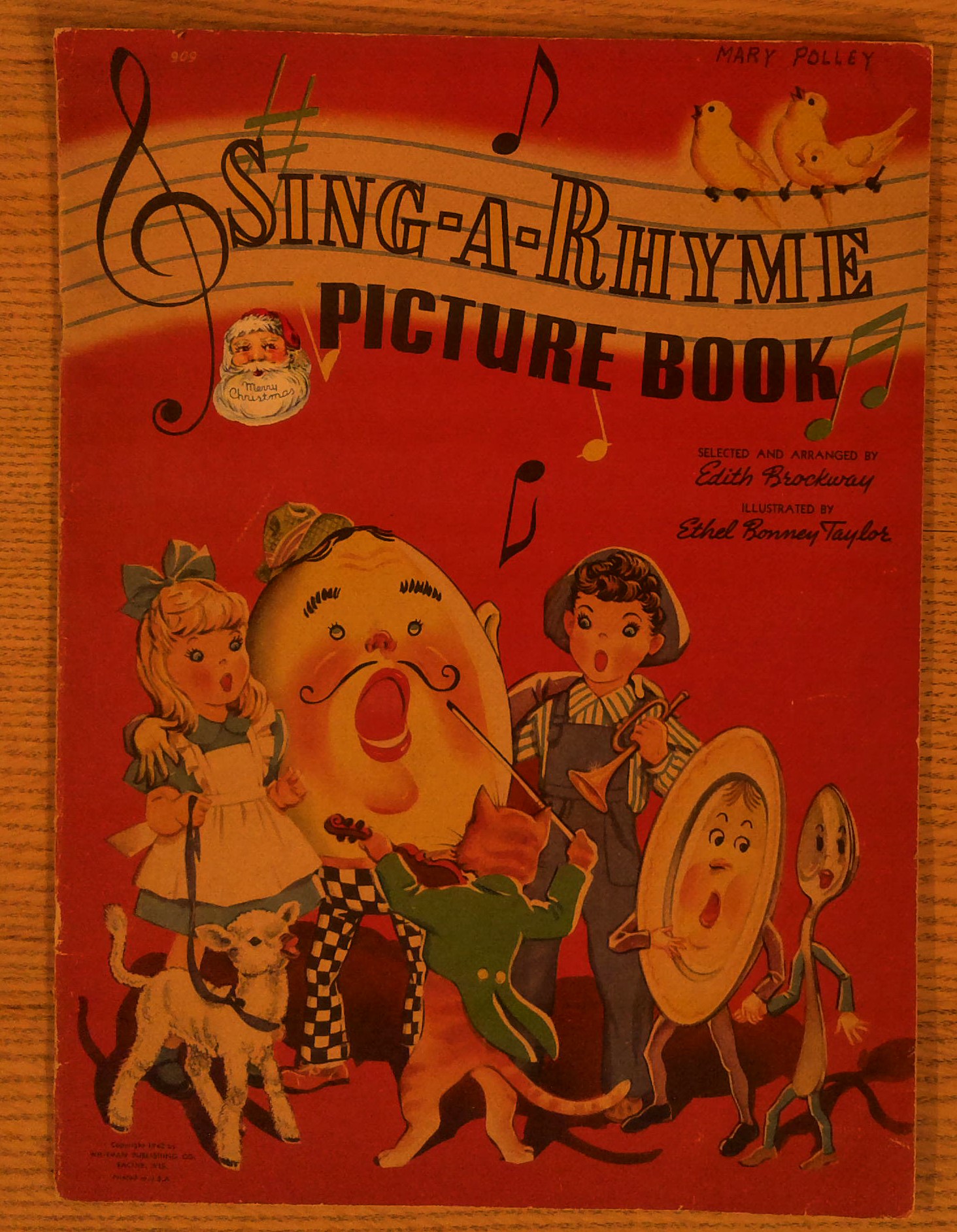 Sing-A-Rhyme Picture Book